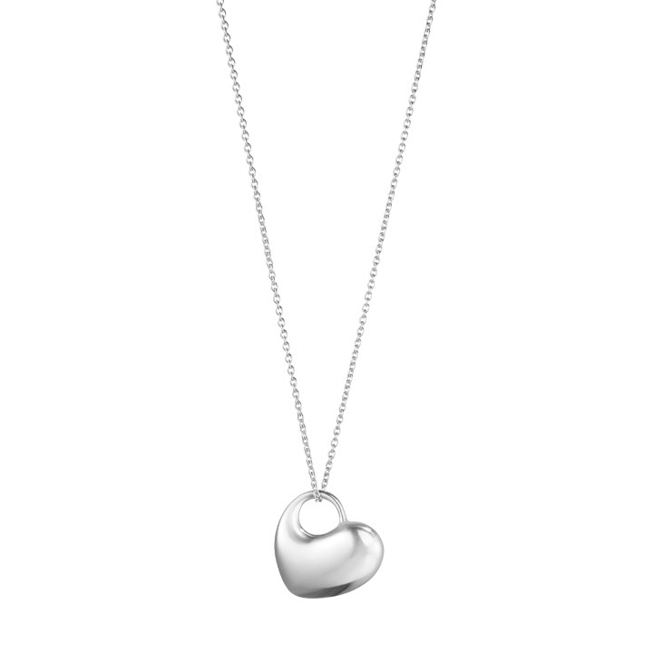 HEART Hängeschmuck Silber in der Gruppe Halsketten / Silberhalsketten bei SCANDINAVIAN JEWELRY DESIGN (20000731)