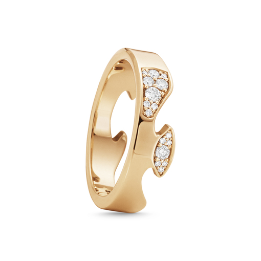 FUSION END Ring Diamant (Roségold) in der Gruppe Ringe / Diamantringe bei SCANDINAVIAN JEWELRY DESIGN (20001065)