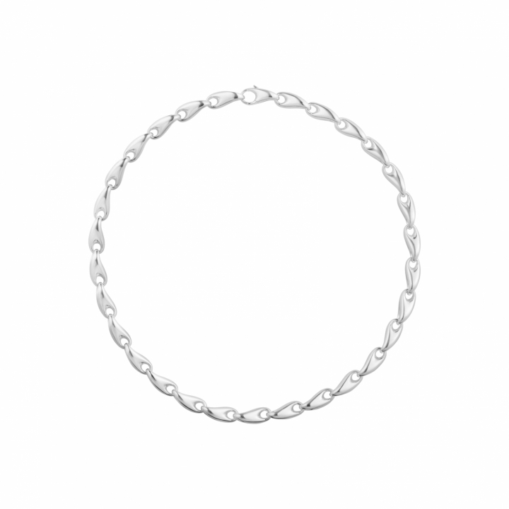 REFLECT MEDIUM Halsketten Silber in der Gruppe Halsketten / Silberhalsketten bei SCANDINAVIAN JEWELRY DESIGN (20001178)