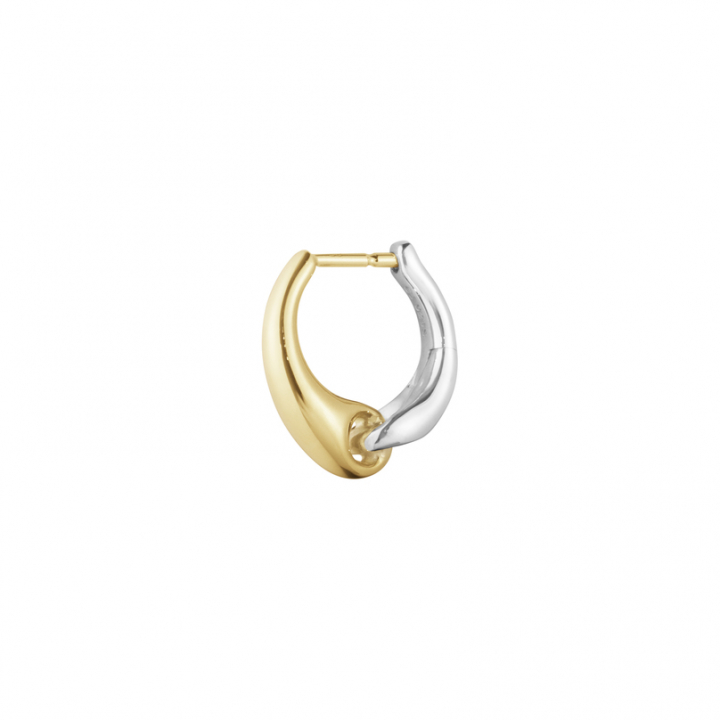 REFLECT SMALL Earring (1pcs) Silber Gold in der Gruppe Ohrringe / Goldohrringe bei SCANDINAVIAN JEWELRY DESIGN (20001179)