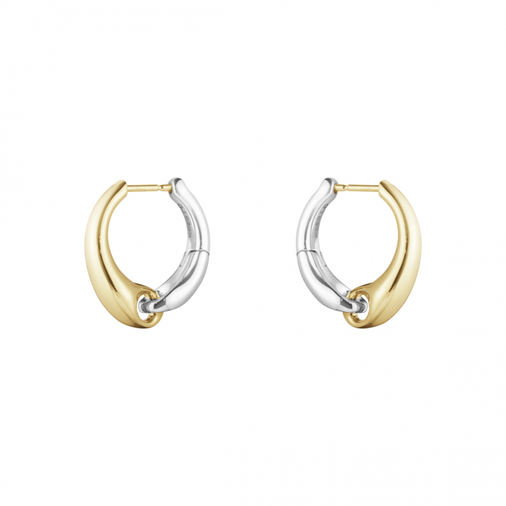 REFLECT LARGE Earring Silber Gold in der Gruppe Ohrringe / Goldohrringe bei SCANDINAVIAN JEWELRY DESIGN (20001180)