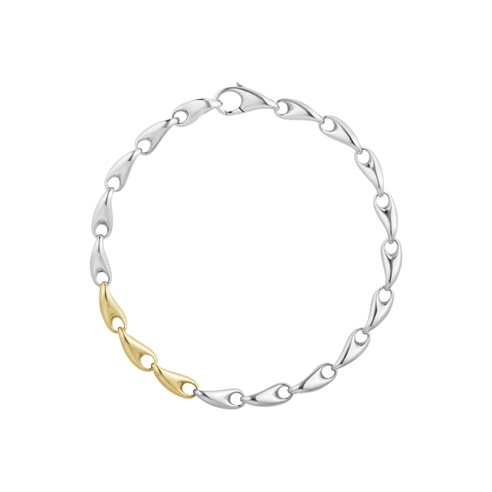 REFLECT SLIM Bracelet Silber Gold in der Gruppe Armbänder / Goldarmbänder bei SCANDINAVIAN JEWELRY DESIGN (20001182)