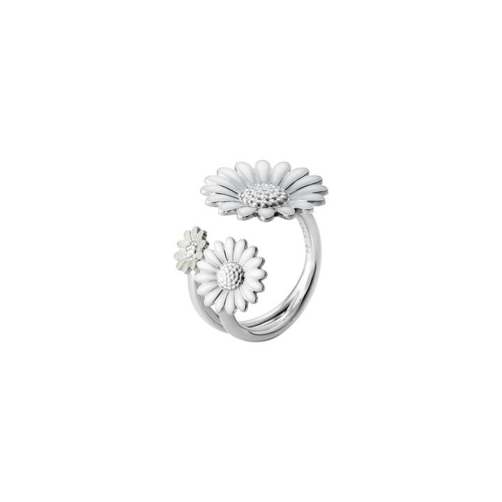 Product Image for Georg Jensen DAISY FLOWER RING SILVER WHITE ENAMEL 58