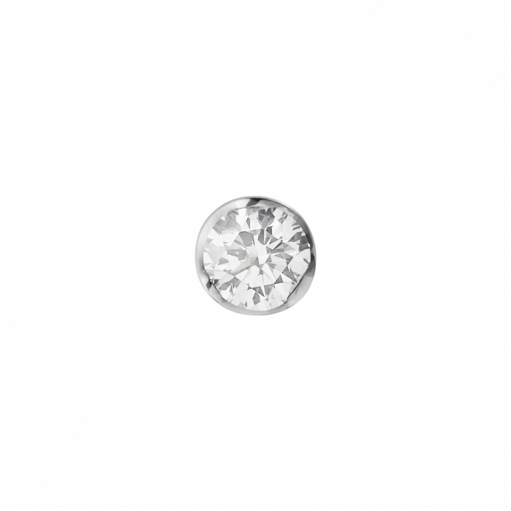 GJ SIGNATURE SOLITAIRE EARSTUD White Gold DIAMOND 0.20 CT in der Gruppe Ohrringe / Diamantohrringe bei SCANDINAVIAN JEWELRY DESIGN (20001349)