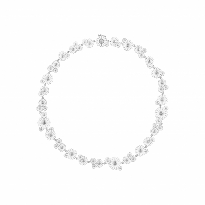 DAISY LAY NECK Silver SM in der Gruppe Halsketten / Silberhalsketten bei SCANDINAVIAN JEWELRY DESIGN (2000153200SM)