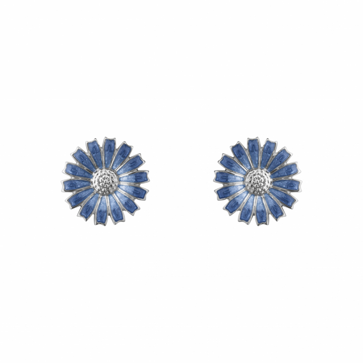 DAISY EARSTUD BLUE 11MM in der Gruppe Ohrringe / Silberohrringe  bei SCANDINAVIAN JEWELRY DESIGN (20001544)