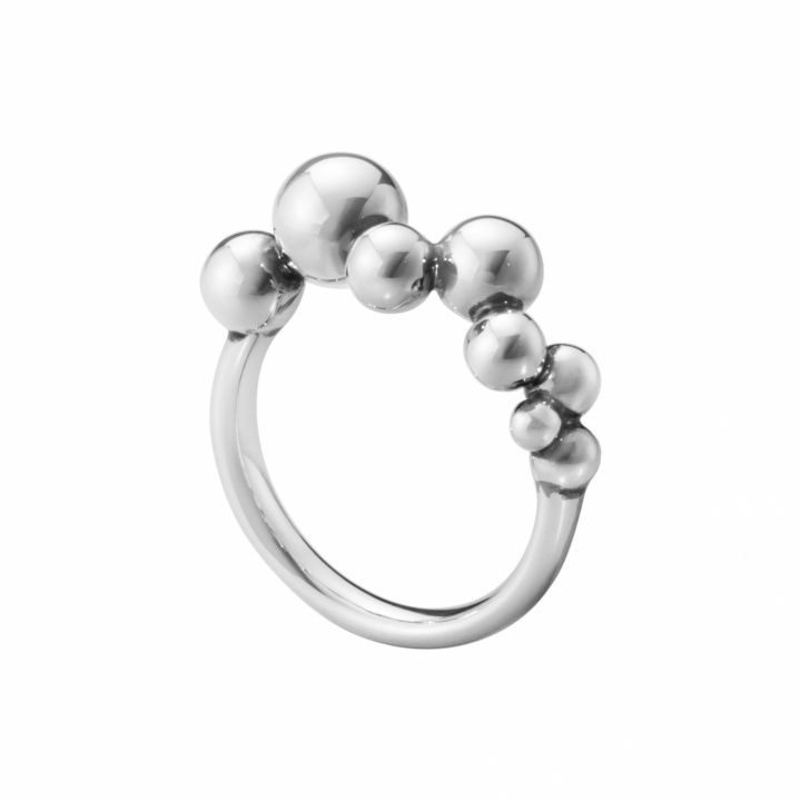 MOONLIGHT GRAPES Ring Silver in der Gruppe Ringe / Silberringe bei SCANDINAVIAN JEWELRY DESIGN (2000159700)