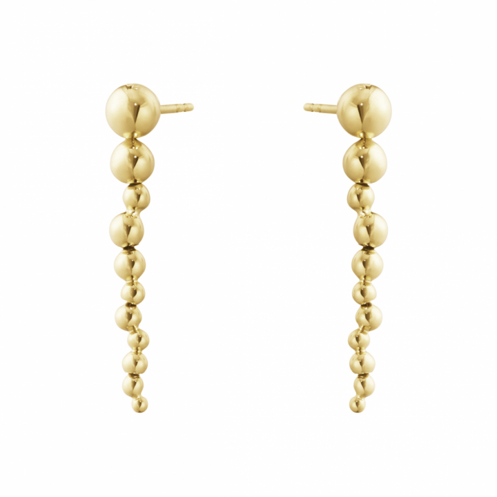 MOONLIGHT GRAPES Long Earrings Gold in der Gruppe Ohrringe / Goldohrringe bei SCANDINAVIAN JEWELRY DESIGN (20001634)
