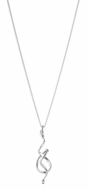 FORGET-ME-KNOT, Torun Necklace Silver in der Gruppe Halsketten / Silberhalsketten bei SCANDINAVIAN JEWELRY DESIGN (20001679)