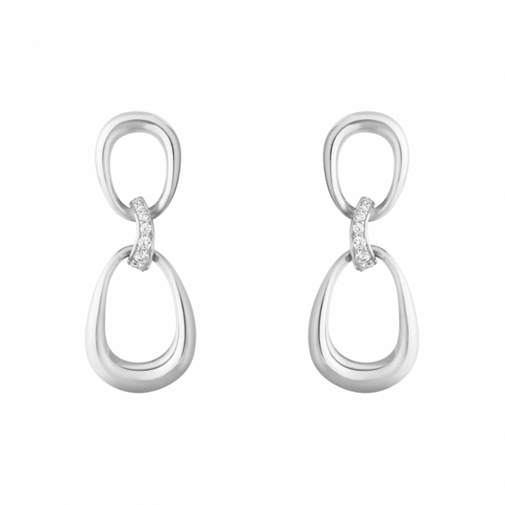 OFFSPRING Earrings Silver Diamonds 0.05ct in der Gruppe Ohrringe / Diamantohrringe bei SCANDINAVIAN JEWELRY DESIGN (20001848)