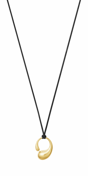 Mercy Pendent Gold/Black in der Gruppe Halsketten / Goldhalsketten bei SCANDINAVIAN JEWELRY DESIGN (20001931)