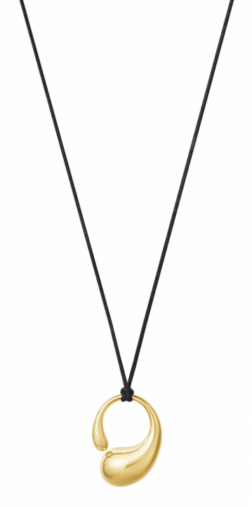 Mercy Pendant Gold/Black in der Gruppe Halsketten / Goldhalsketten bei SCANDINAVIAN JEWELRY DESIGN (20001932)