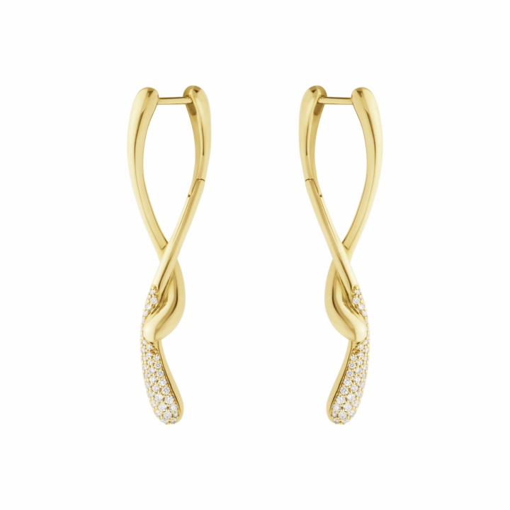 Mercy Earrings Gold 0,37ct in der Gruppe Ohrringe / Diamantohrringe bei SCANDINAVIAN JEWELRY DESIGN (20001933)