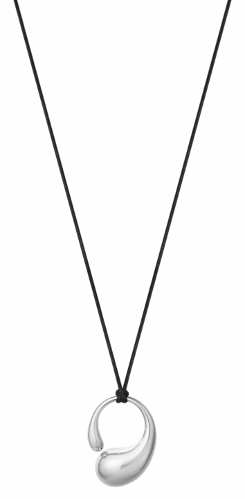 Mercy Pendant Silver/Black in der Gruppe Halsketten / Silberhalsketten bei SCANDINAVIAN JEWELRY DESIGN (20001935)