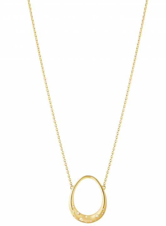Offspring Small Necklace 0,04ct Gold in der Gruppe Halsketten / Diamanthalsketten bei SCANDINAVIAN JEWELRY DESIGN (20001939)