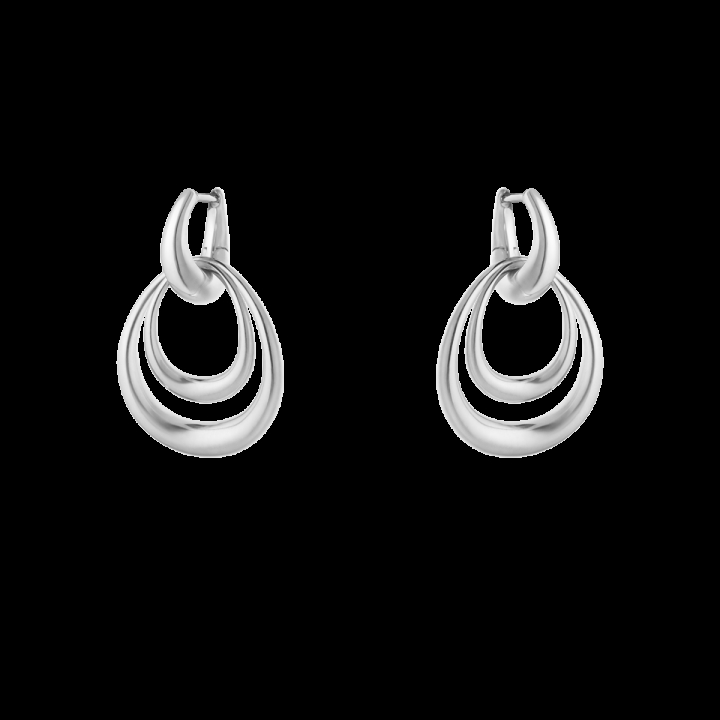 Offspring Earrings, medium Silver in der Gruppe Ohrringe / Silberohrringe  bei SCANDINAVIAN JEWELRY DESIGN (20001943)
