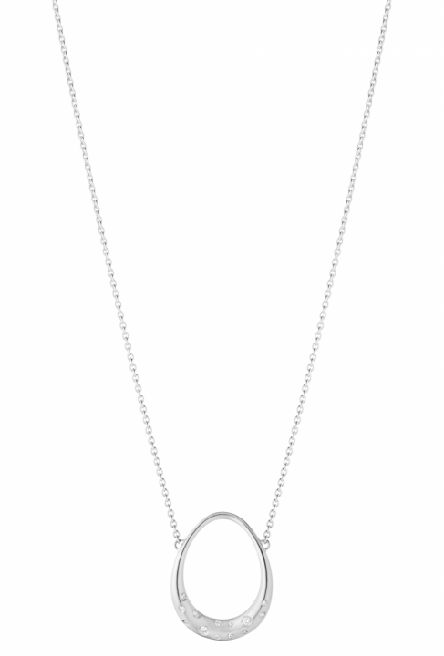 Offspring Necklace, small 0,04ct Silver in der Gruppe Halsketten / Diamanthalsketten bei SCANDINAVIAN JEWELRY DESIGN (20001960)