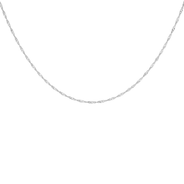 Letters singapore Halsketten 45-50 Silber in der Gruppe Halsketten / Silberhalsketten bei SCANDINAVIAN JEWELRY DESIGN (2011170003)