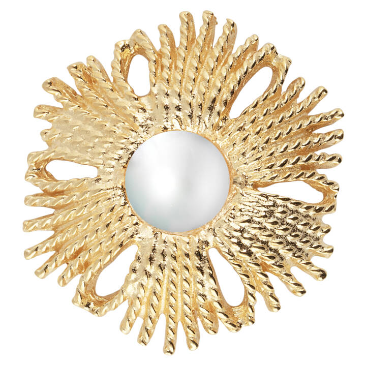 Gatsby big Pearl ring Gold in der Gruppe Ringe bei SCANDINAVIAN JEWELRY DESIGN (2015521161V)