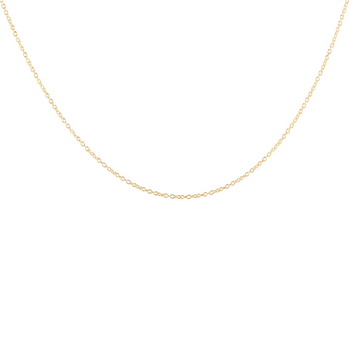 Letters anchor Halsketten Gold 50-55 in der Gruppe Halsketten / Goldhalsketten bei SCANDINAVIAN JEWELRY DESIGN (2021120002)