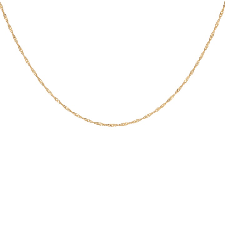 Letters singapore Halsketten Gold 55-60 cm in der Gruppe Halsketten / Goldhalsketten bei SCANDINAVIAN JEWELRY DESIGN (2021221001)