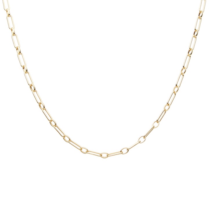 Globe clip neck gold 50 cm in der Gruppe Halsketten / Goldhalsketten bei SCANDINAVIAN JEWELRY DESIGN (2211120001)