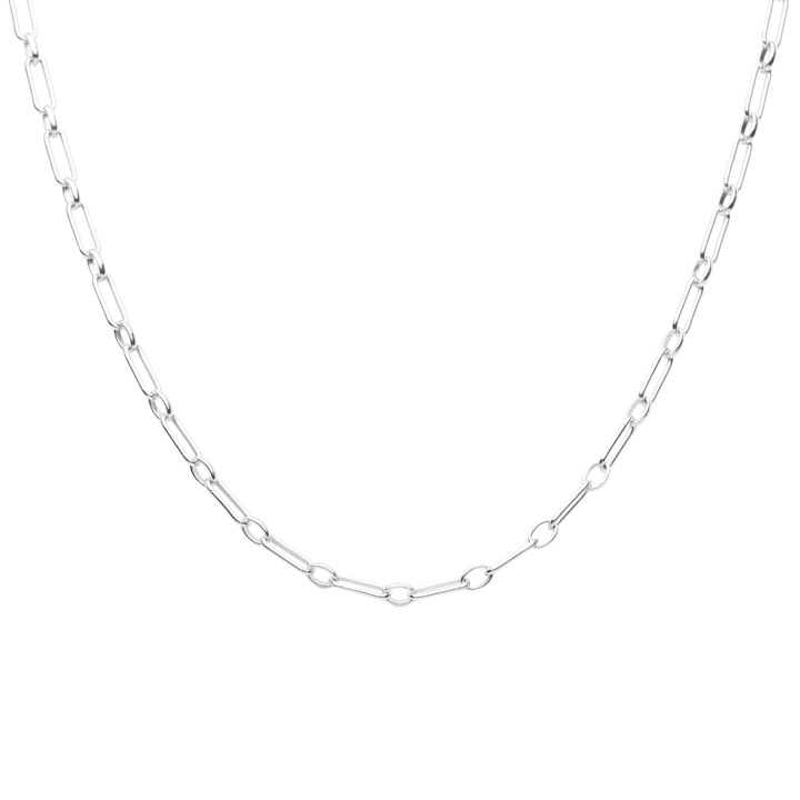 Globe clip neck Silber 50 cm in der Gruppe Halsketten / Silberhalsketten bei SCANDINAVIAN JEWELRY DESIGN (2211170001)