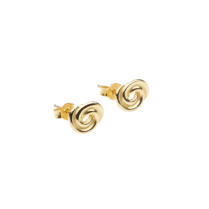 Bun ear gold in der Gruppe Ohrringe / Goldohrringe bei SCANDINAVIAN JEWELRY DESIGN (2211420003)
