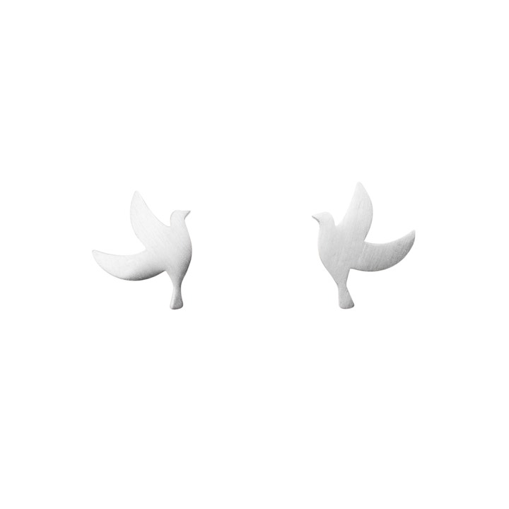 Peace small ear Silber in der Gruppe Ohrringe / Silberohrringe  bei SCANDINAVIAN JEWELRY DESIGN (2216470004)