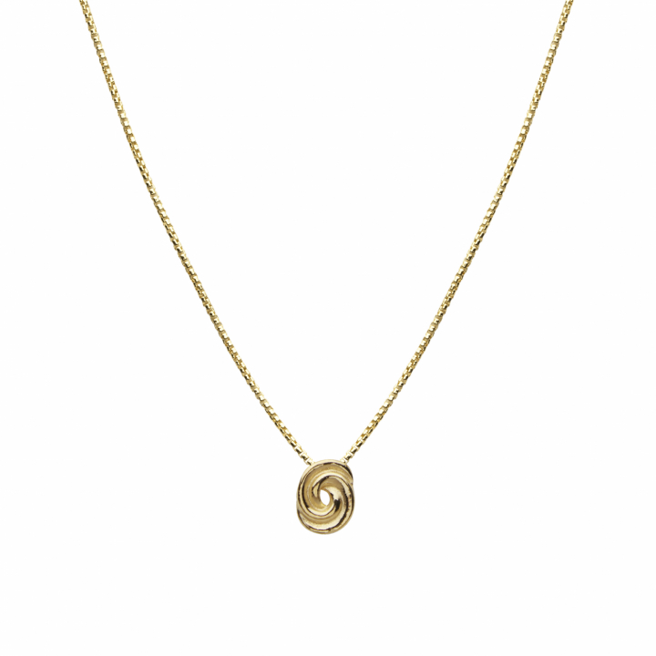 Loop bun Halsketten 42-47 cm in der Gruppe Halsketten / Goldhalsketten bei SCANDINAVIAN JEWELRY DESIGN (2222120002)