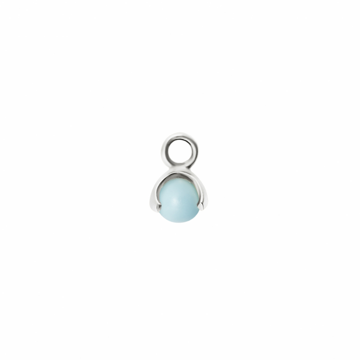 Product Image for CU JEWELLERY Letters stone 12 turquoise pend Silber