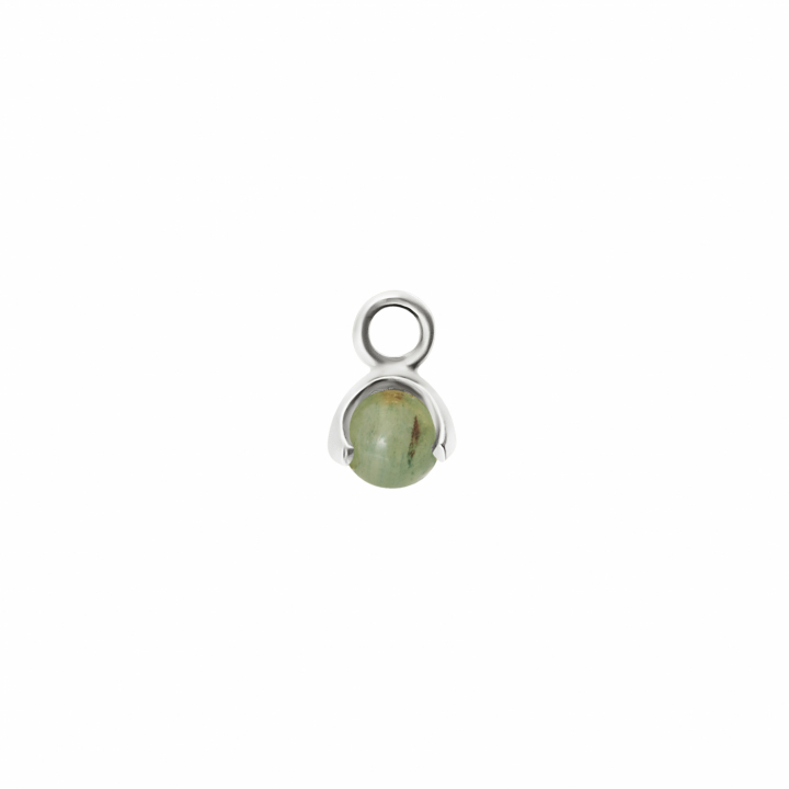 Letters stone 5 aventurine pend Silber in der Gruppe Halsketten / Silberhalsketten bei SCANDINAVIAN JEWELRY DESIGN (2227675001)