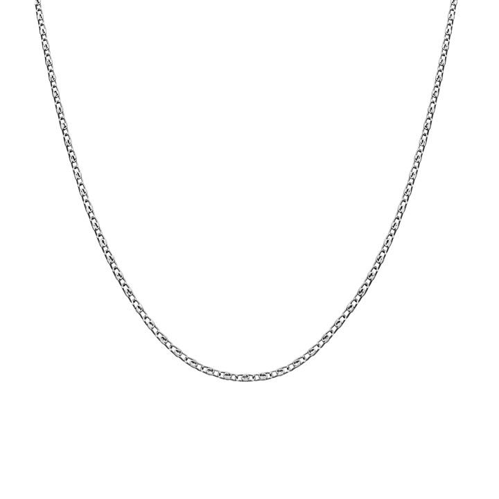 Eva Chocker Halsketten (Silber) 40 cm in der Gruppe Halsketten / Silberhalsketten bei SCANDINAVIAN JEWELRY DESIGN (2550c)