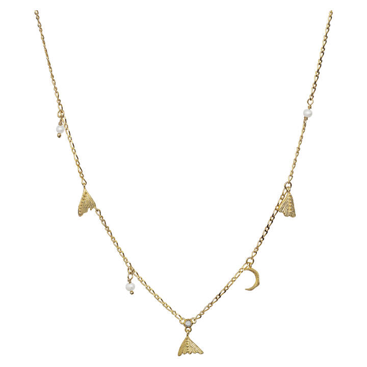 Nocha Halsketten (Gold) in der Gruppe Halsketten bei SCANDINAVIAN JEWELRY DESIGN (2603a)