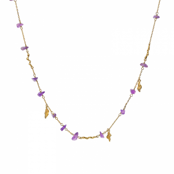 Azzurra Halsketten Gold in der Gruppe Halsketten / Goldhalsketten bei SCANDINAVIAN JEWELRY DESIGN (2607a)