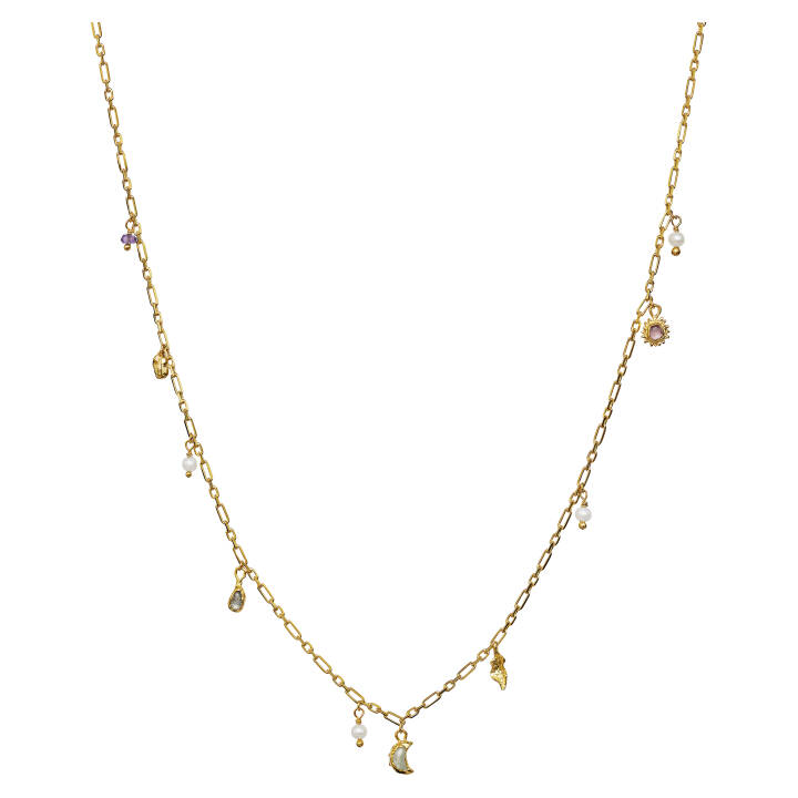Salome Halsketten (Gold) in der Gruppe Halsketten bei SCANDINAVIAN JEWELRY DESIGN (2608a)