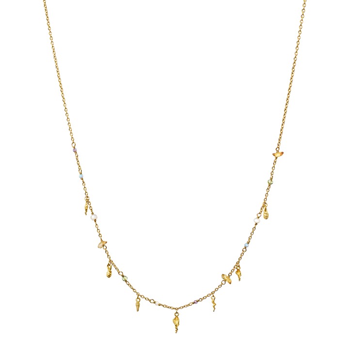 Toutsi Halsketten Gold in der Gruppe Halsketten / Goldhalsketten bei SCANDINAVIAN JEWELRY DESIGN (2615a)