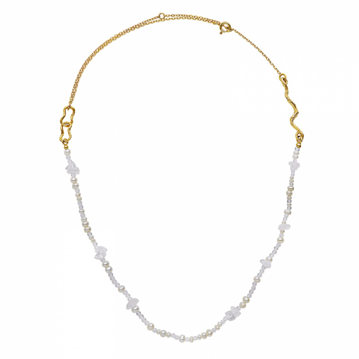 Coco Halsketten Gold in der Gruppe Halsketten / Goldhalsketten bei SCANDINAVIAN JEWELRY DESIGN (2616a)