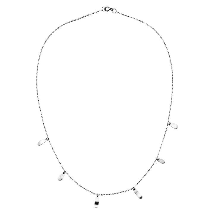 Columbine Halsketten Silber in der Gruppe Halsketten / Silberhalsketten bei SCANDINAVIAN JEWELRY DESIGN (2648c)