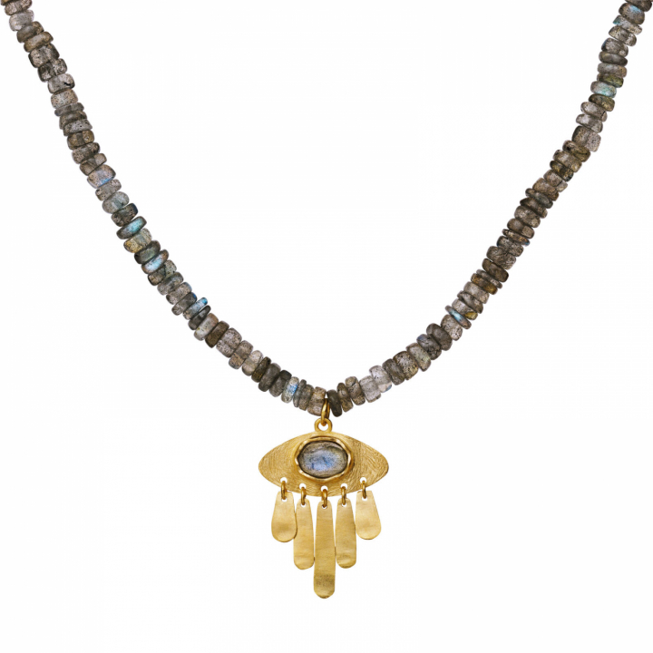 Sophia Halsketten Gold in der Gruppe Halsketten / Goldhalsketten bei SCANDINAVIAN JEWELRY DESIGN (2651a)