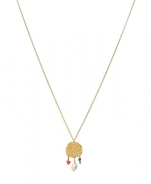 Henny Halsketten Gold in der Gruppe Halsketten / Goldhalsketten bei SCANDINAVIAN JEWELRY DESIGN (2658a)