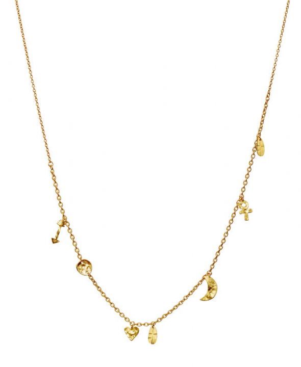 Cresida Halsketten Gold in der Gruppe Halsketten / Goldhalsketten bei SCANDINAVIAN JEWELRY DESIGN (2677A)
