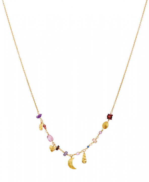 Olympia Halsketten Gold in der Gruppe Halsketten / Goldhalsketten bei SCANDINAVIAN JEWELRY DESIGN (2687A)
