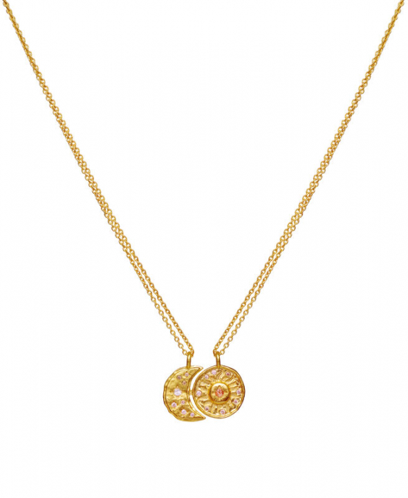 Friendship Halsketten Gold in der Gruppe Halsketten / Goldhalsketten bei SCANDINAVIAN JEWELRY DESIGN (2688A)