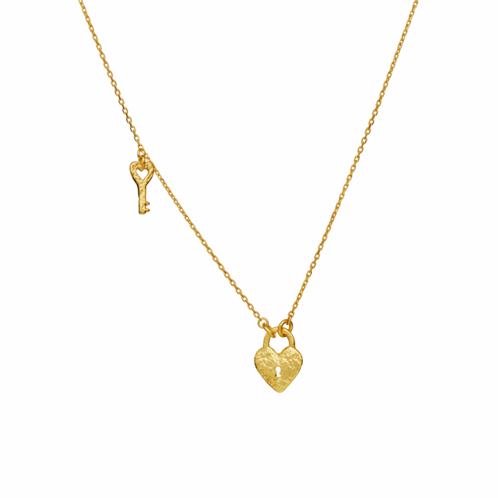 Imena halskette Gold in der Gruppe Halsketten / Goldhalsketten bei SCANDINAVIAN JEWELRY DESIGN (2704A)