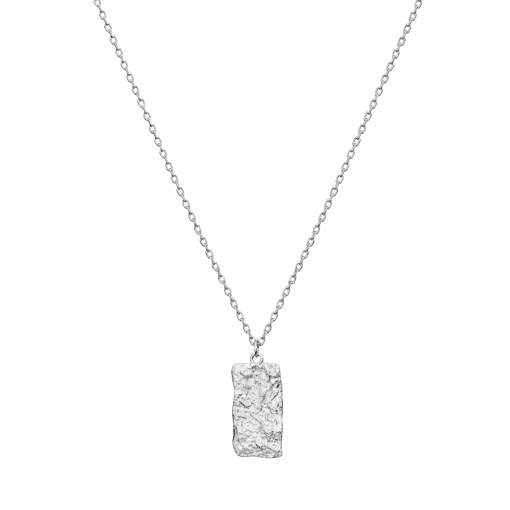 Notabene Necklace Silver in der Gruppe Halsketten / Silberhalsketten bei SCANDINAVIAN JEWELRY DESIGN (2802C)