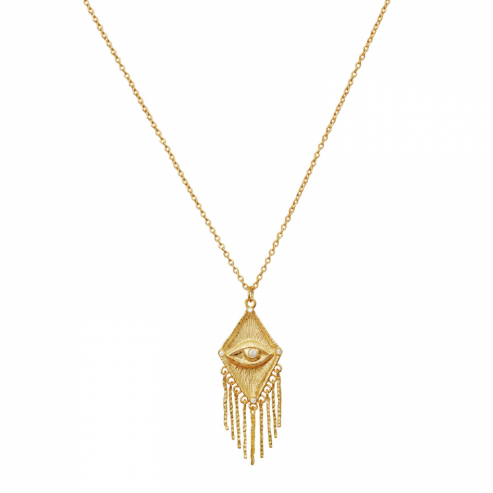 Valda Necklace Gold in der Gruppe Halsketten / Goldhalsketten bei SCANDINAVIAN JEWELRY DESIGN (2803A)