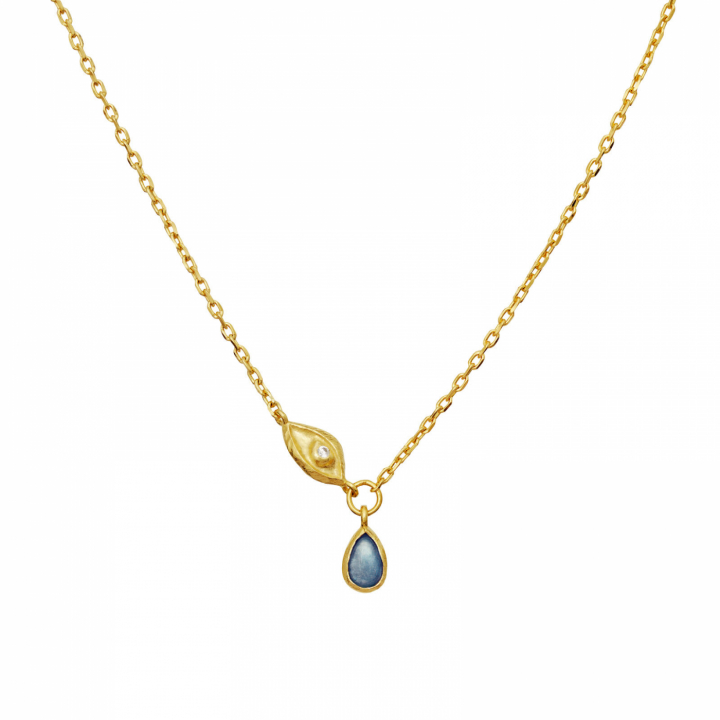 Babette Necklace Gold in der Gruppe Halsketten / Goldhalsketten bei SCANDINAVIAN JEWELRY DESIGN (2804A)