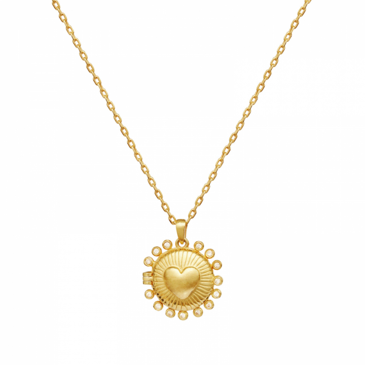 Beloved Necklace Gold in der Gruppe Halsketten / Goldhalsketten bei SCANDINAVIAN JEWELRY DESIGN (2809A)
