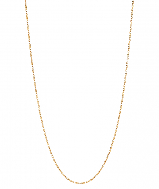 Chain 50 Adjustable Necklace 50 Goldplated Silver (One) in der Gruppe Halsketten / Goldhalsketten bei SCANDINAVIAN JEWELRY DESIGN (300370YG-50)